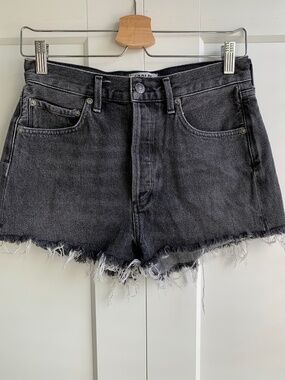 AGOLDE Denim Short Dark Gray Size 27 High Waisted